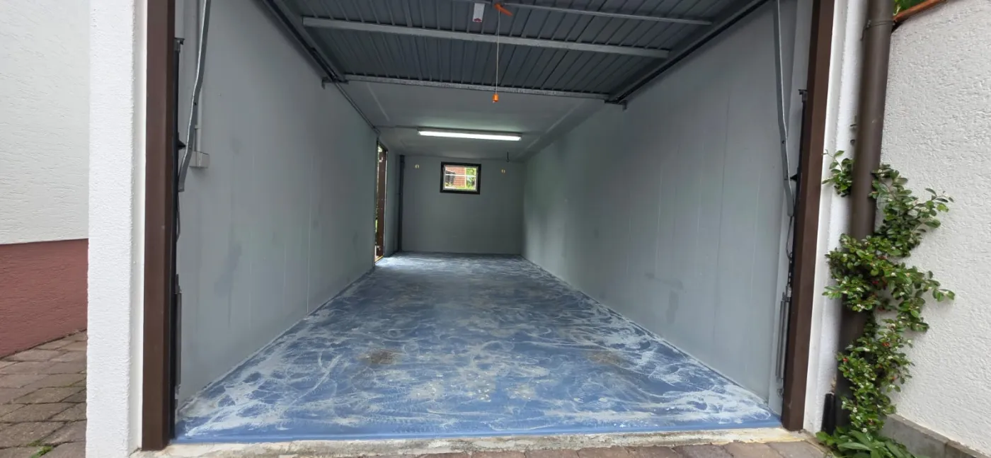 Garagenboden vorher